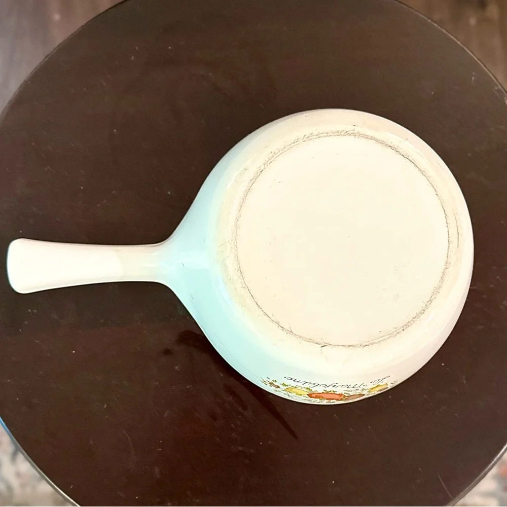 Vintage 60s Spice of Life Corning Ware Skillet & Mini Casserole Dish